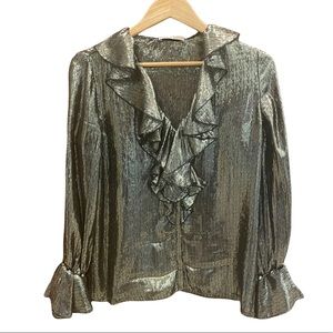 Alice + Olivia Ruffle Small Top